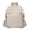 White, variant on Women's Multifunctional Casual Nylon Backpack with Fringe Detail - Adjustable Strap Lightweight Bookbag Suitable for Travel, Commuting, College Work