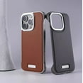 thumbnail image 2 of Premium Leather Frameless Case For Iphone 15 Series,iPhone 16 Plus, 2 of 4