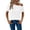 Z247-White, variant on Ichuanyi Women’s Summer Tops Casual V Neck T Shirts Short Sleeve Loose Fit Button Front Blouse Tunic Tops for Women
