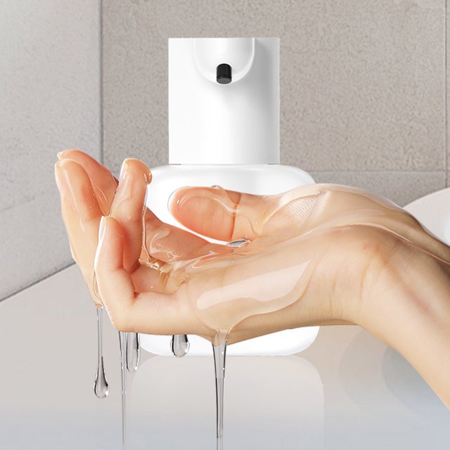 Dispensador automático de jabón de 550 ml con sensor infrarrojo Dispensador de desinfectante eléctrico de jabón líquido sin toque para la oficina en casa.