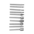 thumbnail image 2 of Lima rotatoria de madera, fresa de carburo de tungsteno Juego de limas de fresa rotatoria Fresa giratoria para corte de grabado para ranurado de biselado, Unbranded GY08636, 2 of 7