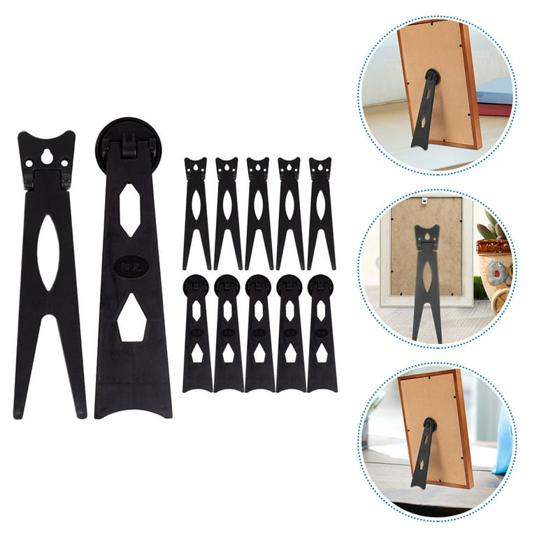 10 Pcs Photo Frame Stand Tabletop Photo Frame Holders Iron Easel Simple