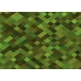 thumbnail image 1 of Ahgly Company Machine Washable Indoor Rectangle Transitional Dark Lime Green Area Rugs, 2' x 5', 1 of 7