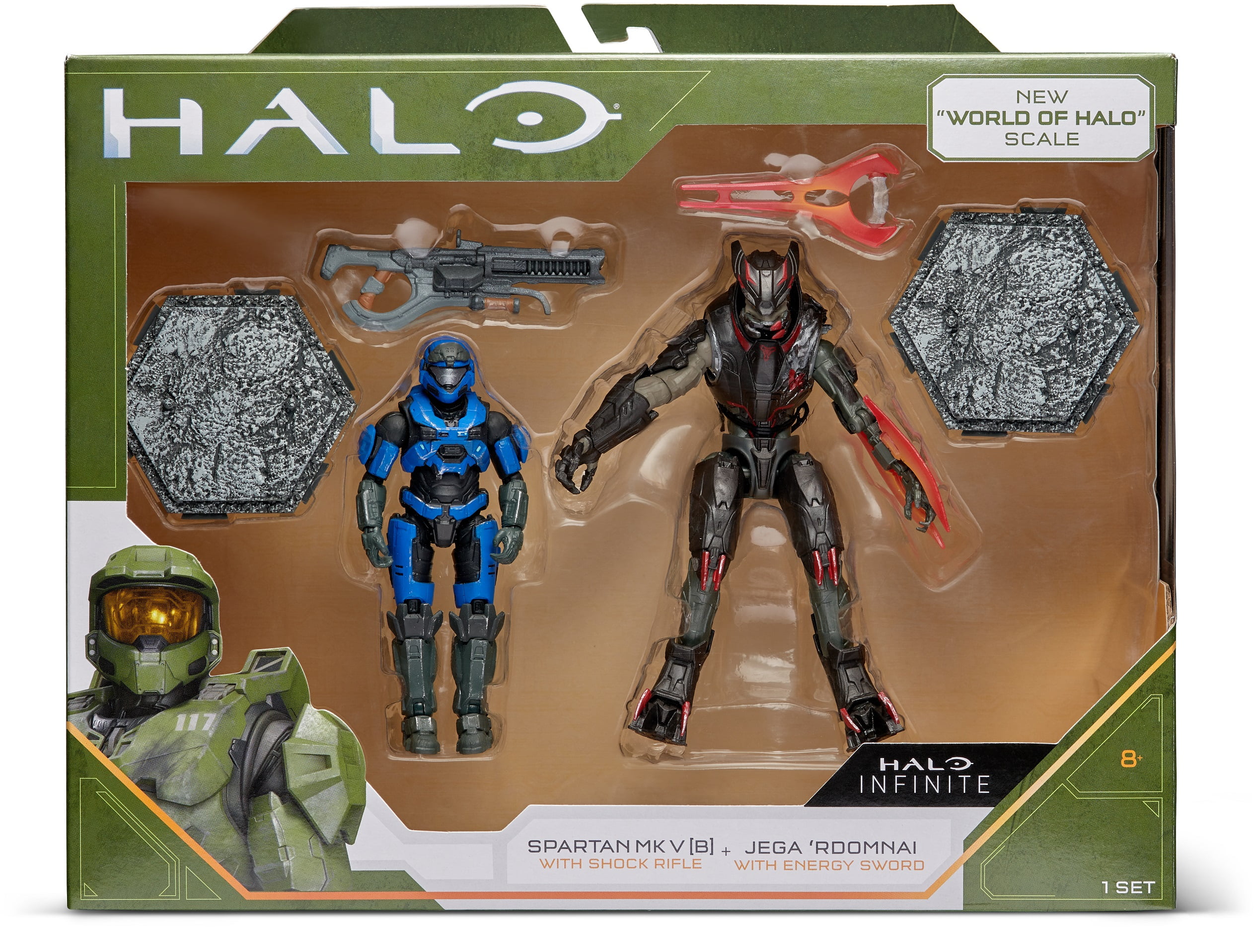 V vs Halo Spartan Mk Jega Rdomnai 4 inch Action Figure for sale online 