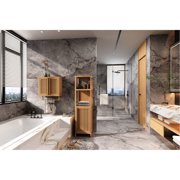 Bamboo cabinet for multiple rooms / Maximize vertical storage space