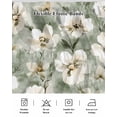 thumbnail image 5 of Sage Green Spring Floral Wrap Around Bed Skirts for King Bed 16" Drop, Bed Skirt with Adjustable Elastic Belt Dust Ruffle Bed Valance for Bedroom Hotel Luxury Summer Botanical Flowers Bed Frame Cover, 5 of 7