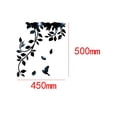 thumbnail image 3 of Clearance! Luxury Leaves And Rattan Branches Home Decoration Library Mirror Sticker, 3 of 4