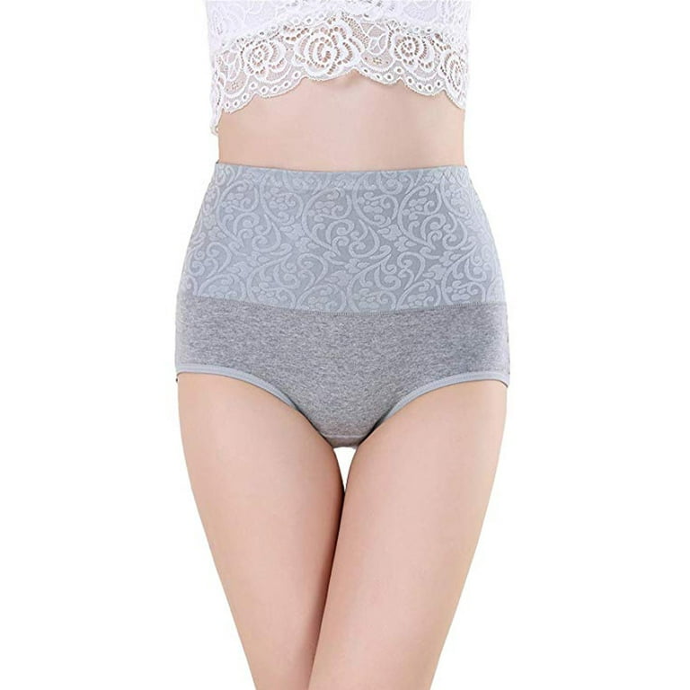 JWZUY Women's Sexy Underwear Women's Cotton Crotch High Waist Lace