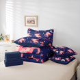 thumbnail image 6 of Manfei Kawaii Axolotl 7-Piece King Bedding,Animals Pattern King Bed in a Bag,Navy Blue Reversible, 6 of 7