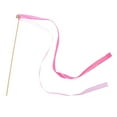 thumbnail image 4 of Masteelf 20Pcs Wedding Birthday Party Silk Lace Ribbon with Bells Streamers Wands Fairy Stick (Rose Red), 4 of 8
