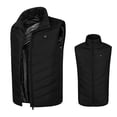 thumbnail image 3 of Chaleco unisex 3 niveles de temperatura cómodo para caza senderismo camping (2XL) negro, 3 of 9