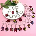 thumbnail image 2 of 19 Pcs Keychain Party Favor Cute Keychain Kids Birthday Party Favor Keychain Backpack Keychain School Carnival Rewards Decoration Supplies, 2 of 4