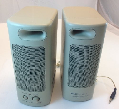 Multi-Media Amplified Speakers For Computer, Portable For MP3 Player ...