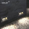 thumbnail image 5 of Lámpara de pared LED empotrada para exteriores, luz cálida/fría, IP65, impermeable, empotrada para escaleras, pasillos, porches, patios, 3 W, 5 W, 5 of 5