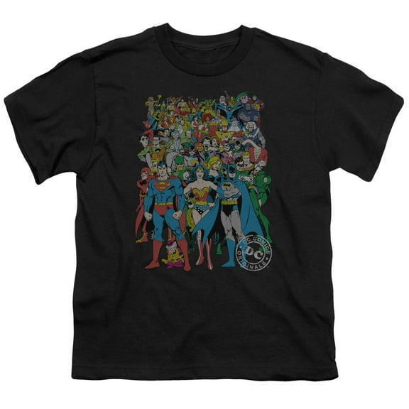 DC Comics Men's  Original Universe T-shirt Black