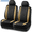 Beige Front Seat, variant on Skechers Sport Leather Car Seat Cover – Front Seat Premium Comfort, Breathable Design, Universal Fit for Cars, SUVs, and Trucks - Black