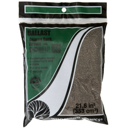 UPC: 0724771000853 | Woodland Scenics Ballast & Coal Ground Cover  Coarse  Dark Brown