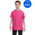 thumbnail image 1 of Hanes Youth Authentic-T T-Shirt - 54500 (Pack Of 3), 1 of 1