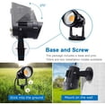 thumbnail image 2 of SUNVIE Spotlight Outdoor 12W 120V LED Landscape Lighting with Spiked Stake for Garden, 4 Pack, 2 of 8