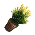thumbnail image 3 of enqiretly artificial Plant Pot Plastic Artificial Flower Bonsai Indoor Decoration Simulation Bonsai, 3 of 8