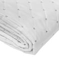 thumbnail image 3 of Vickerman 52" Ivory Quilt Stitch Jewel Christmas Tree skirt, 3 of 5