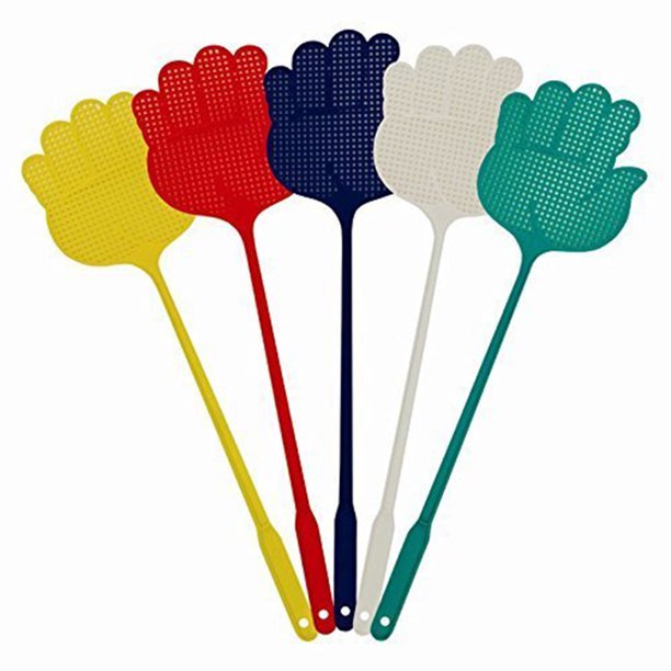 5pcs Fly Swatter, Funny Hand Shaped Fly Swatters, Manual Plastic Fly