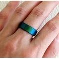 thumbnail image 2 of Enchanted Forest Green Dual Layer Breathable Silicone Ring 6mm Bandwidth, 2 of 5