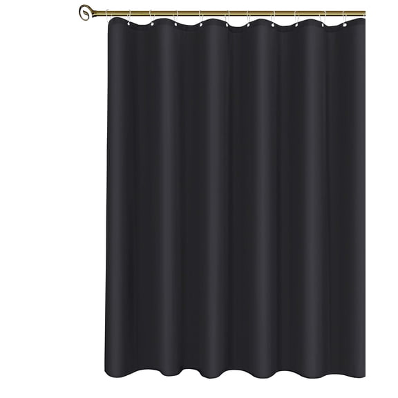 Lanola Fabric Shower Curtain Liner 72" x 72", Pink Water Resistant Hotel Quality Bathroom Curtain with Weighted Bottom, Rust-Resistant Grommets