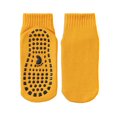 thumbnail image 2 of Eosunjian 1 Pair Unisex Socks Mid-tube No Odor Thickened Warm Solid Color Silicone Bottom High Elasticity Anti-slip Sweat-absorption Anti-shrink Sports Winter Socks Yellow, 2 of 13
