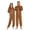 W263, variant on joogoo Orange Checkered Grid Pattern Unisex Adults Onesies Pajamas Jumpsuits L