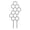 A, variant on Plant Trellis for Potted Climbing Plants, 15in×6in (A/B) &12.6in×5in (C/D), 1/2/3/4/5/6/8 Pack for Indoor Ivy Pothos Hoya Vines(D,4 pack)