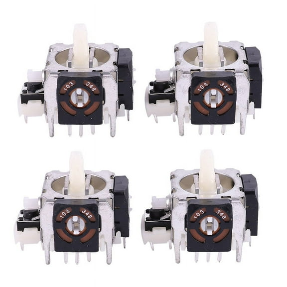 4Pcs 3D Analog Vibration Joystick Thumbstick Controller Module Thumb Stick for 360 Ps2 Repair Parts