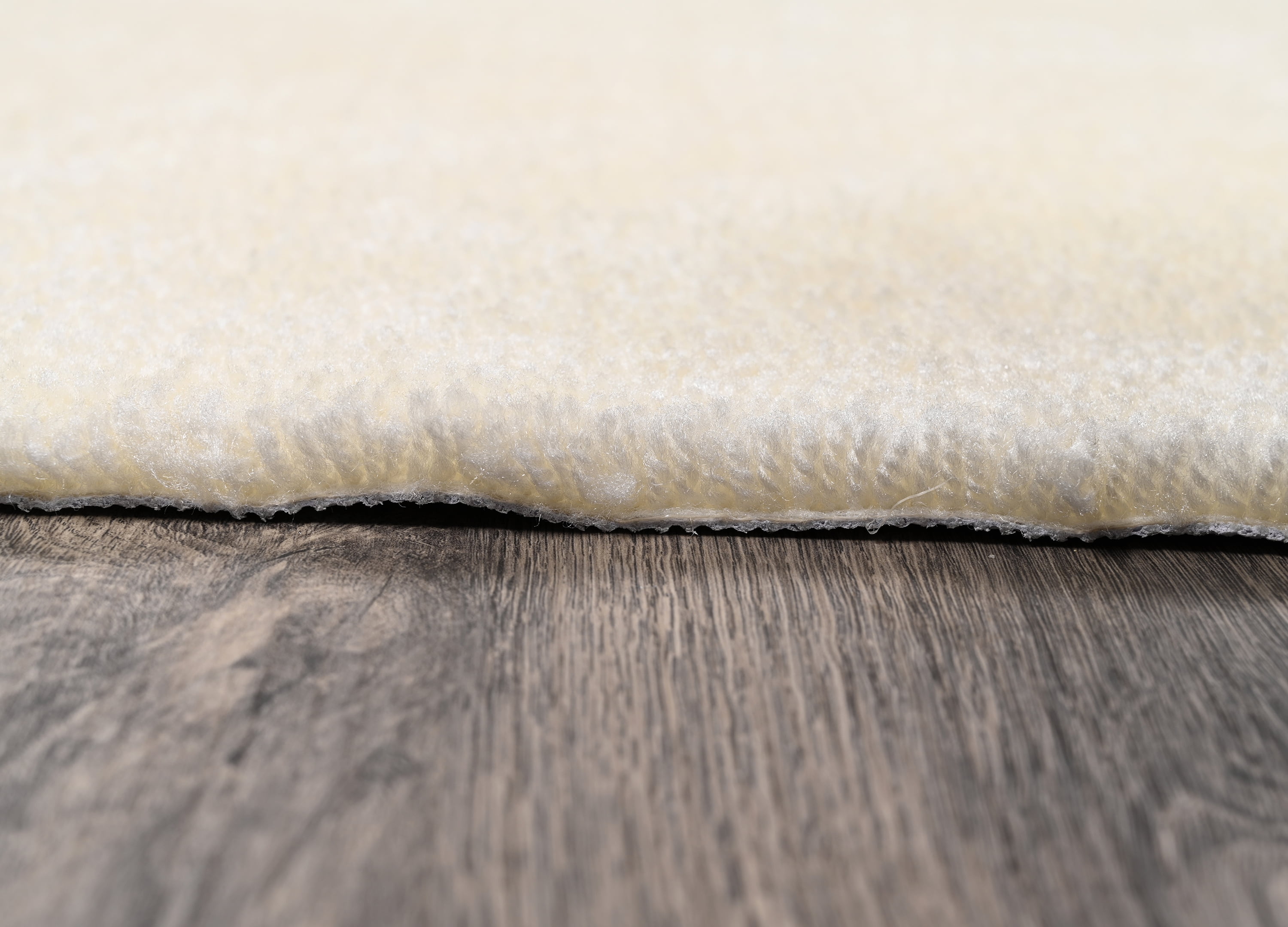 Garland Rug Room Size Washable Nylon Ivory Bathroom Carpet, 6' x 9'
