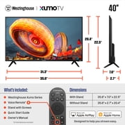 Westinghouse 40 Smart TV, 1080p FHD Xumo TV with Voice Remote, Wifi, Bluetooth, Dolby Sound