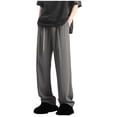thumbnail image 5 of PuLe Men's Pants Cargo Pants for Men Work Elastic Waist Jogging Pants for Men Straight Fit Men's Trousers, 5 of 6