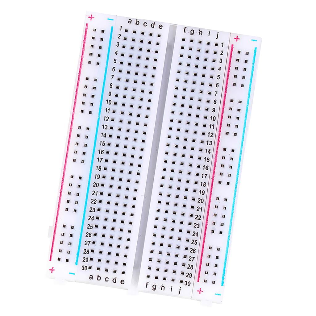 jiaping 6x1PC Mini DIY Solderless 400 Contact Points Breadboard Available Test Develop