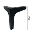 thumbnail image 5 of Paquete de 4 patas de sofá de muebles de metal, patas de muebles de bricolaje de estilo moderno oso de fresa  Electrónica, 5 of 5