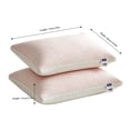 thumbnail image 6 of 2-Pack Bean 3D Pillow (29.13" x 18.9") - Pink All-Season, Soft and Hypoallergenic, 6 of 6