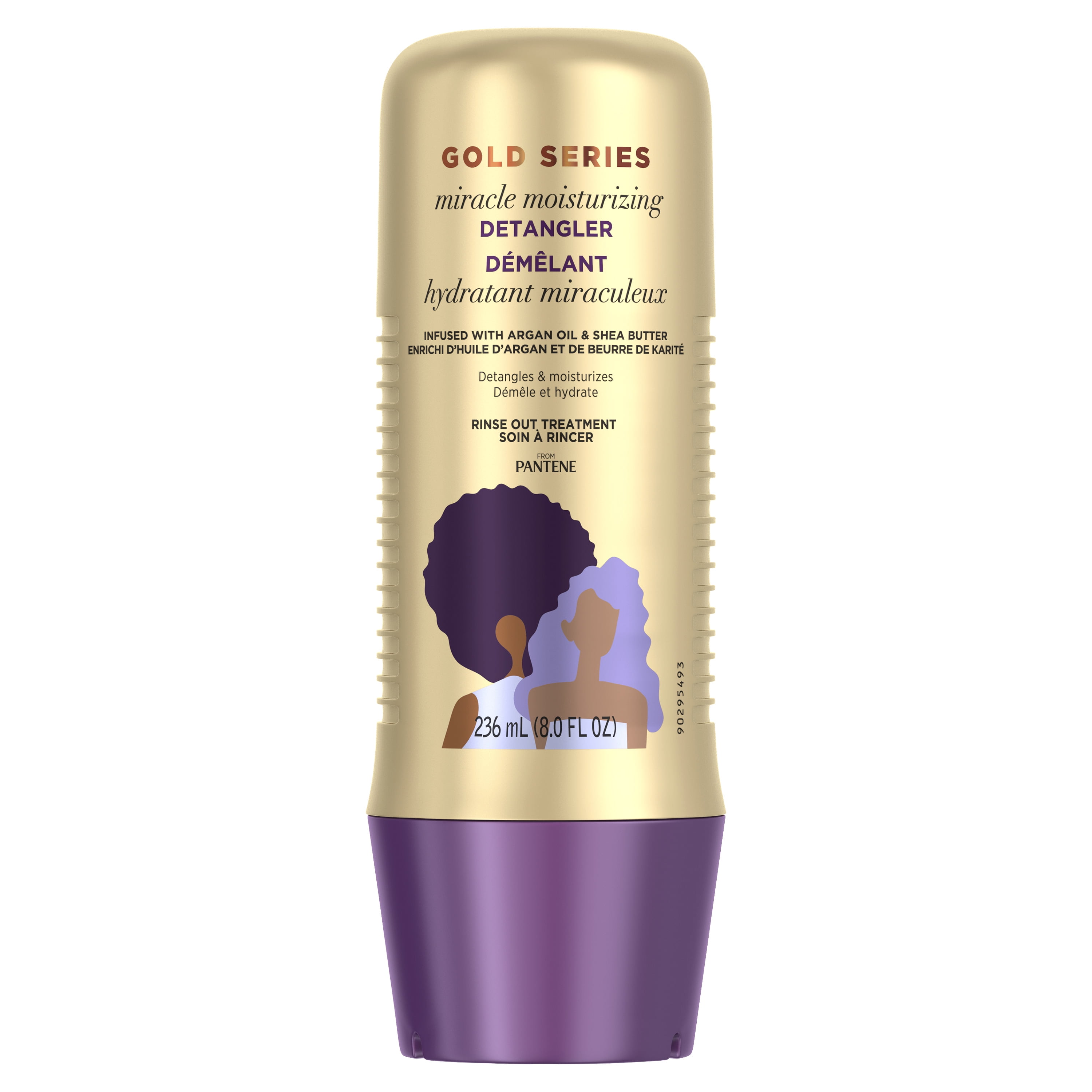 (2 pack) Pantene Gold Series Miracle Detangler with Argon Oil, 12.8 fl oz