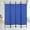 Blue, variant on Dkelincs 4 Panel Room Divider 6.8FT Folding Privacy Screen Portable Steel Frame Partition Wall Divider, Beige