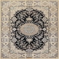 thumbnail image 1 of Ahgly Company Machine Washable Indoor Square Traditional Desert Sand Beige Area Rugs, 3' Square, 1 of 7
