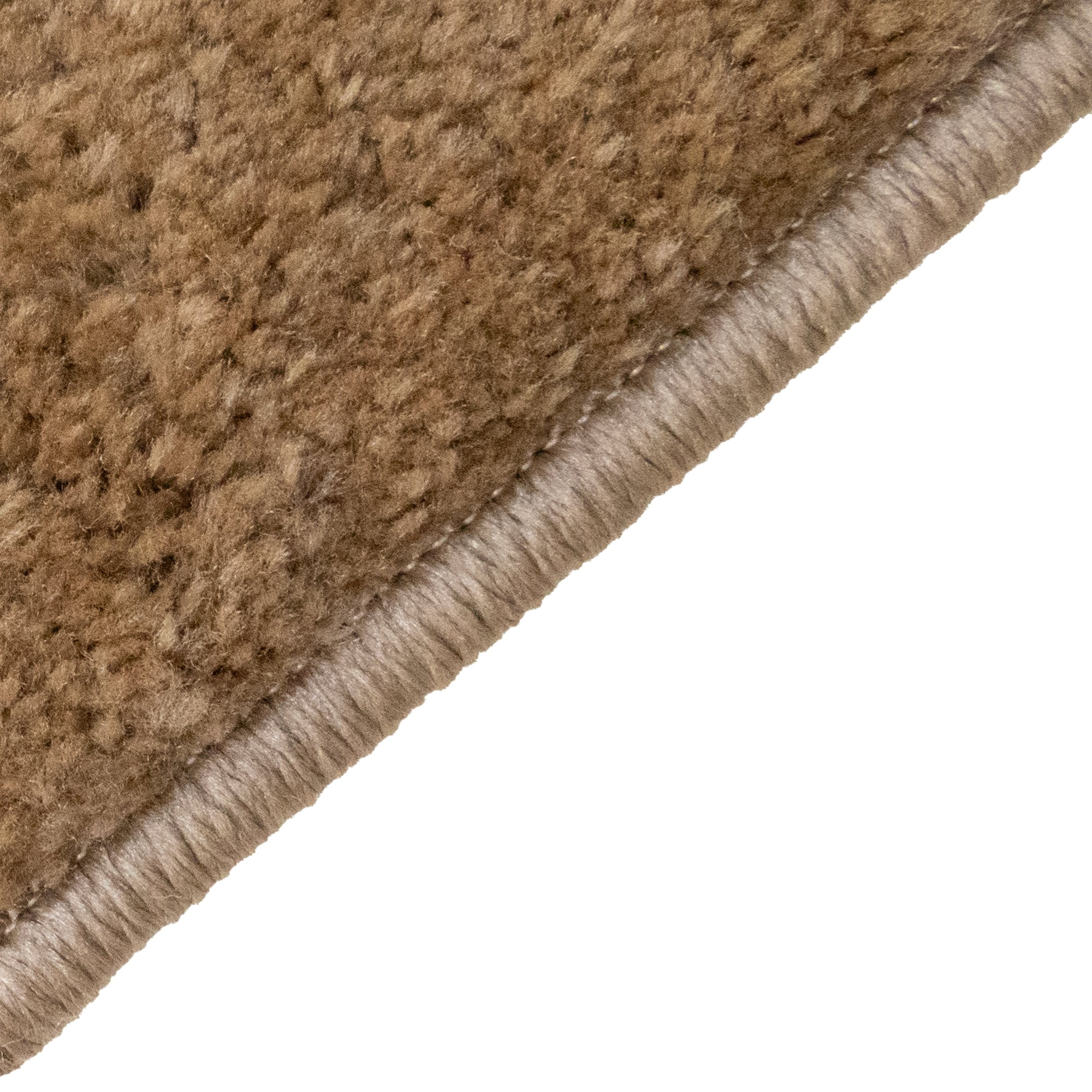 Custom Size Anti-Slip Machine Washable Soft Pile Beige Carpet Runner Rugs ( 5' x 26")