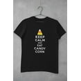 thumbnail image 5 of Old Glory Mens Halloween Keep Calm Candy Corn Short Sleeve Graphic T Shirt, 5 of 6