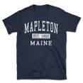 thumbnail image 1 of Mapleton Maine Classic Established Men's Cotton T-Shirt, 1 of 1