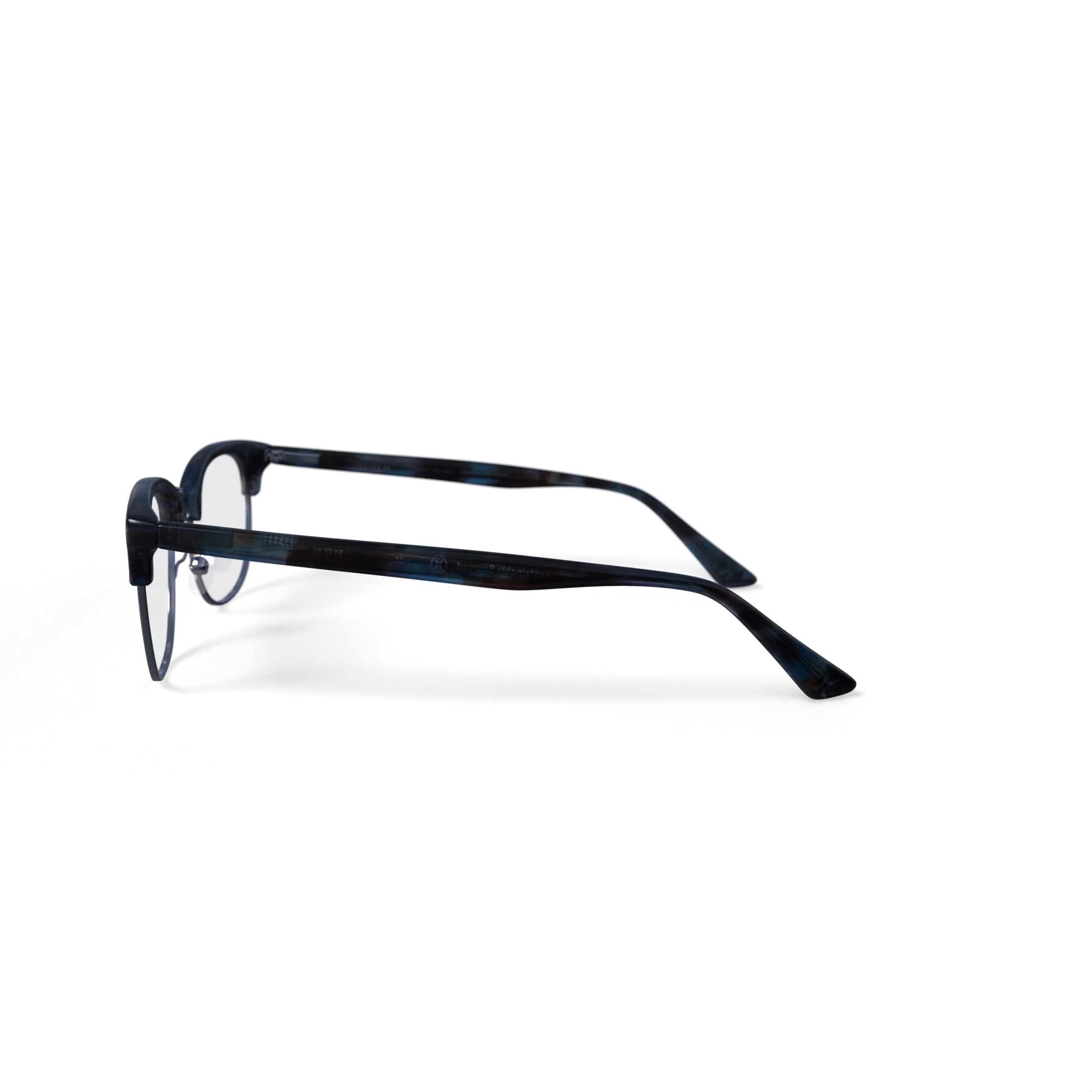 Hurley Women's Sandy Prescription Eyeglasses with Case, Blue Tortoise