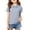 Blue, variant on Swanpen Girls Short Sleeve Polo Shirt, Classic Solid Color School Uniform Top, Breathable Back to School Outfit for Kids Toddlers,Blue 140