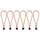 thumbnail image 2 of Lona resistente multiusos de 15 cm con cuerdas elásticas y bola UV, 6 unidades naranja, 2 of 6