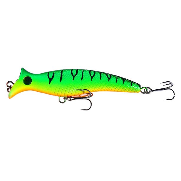 Señuelo de escalada de ondas, 12,5 cm, 20g, Multicolor, doble, tres ganchos, plástico, ojo biónico, señuelo de pesca para pesca