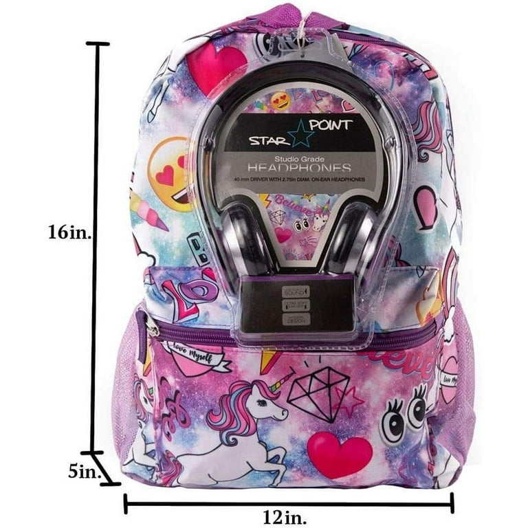 Emoji Unicorn Face Backpack
