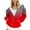 Red, variant on Fall Winter Savings Clearance 2024! TAGOLD Womens Fall Winter Coat Jacket, Winter Cardigan for Womens, Women Fashion Printed Blouse Long Sleeve Tops Sweatshirt Pockets Hoodied